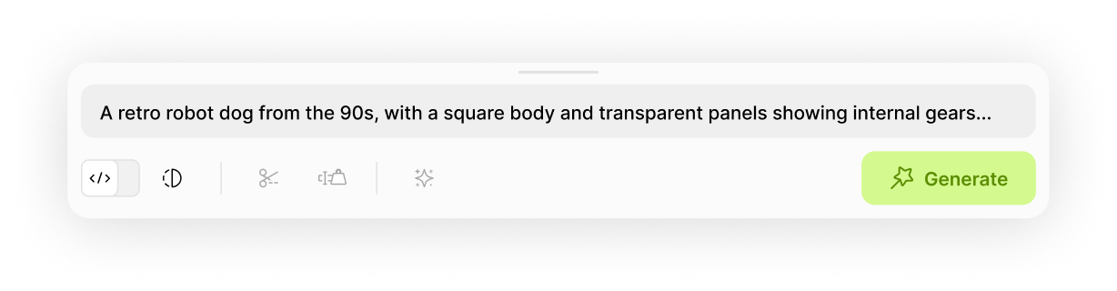 Prompting field, Interface